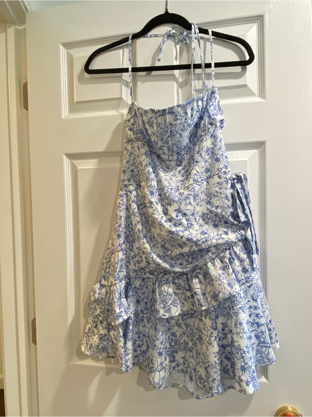 Blue Floral Dress